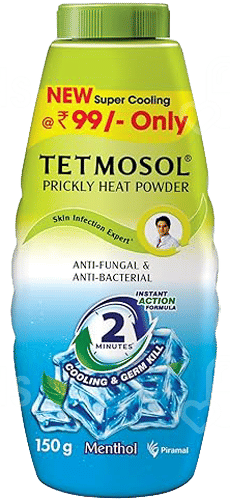 Tetmosol Prickly Heat Menthol Powder 150Gm